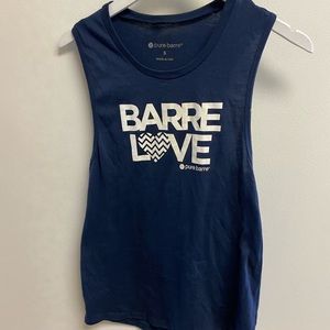 Pure Barre Navy Love Tank